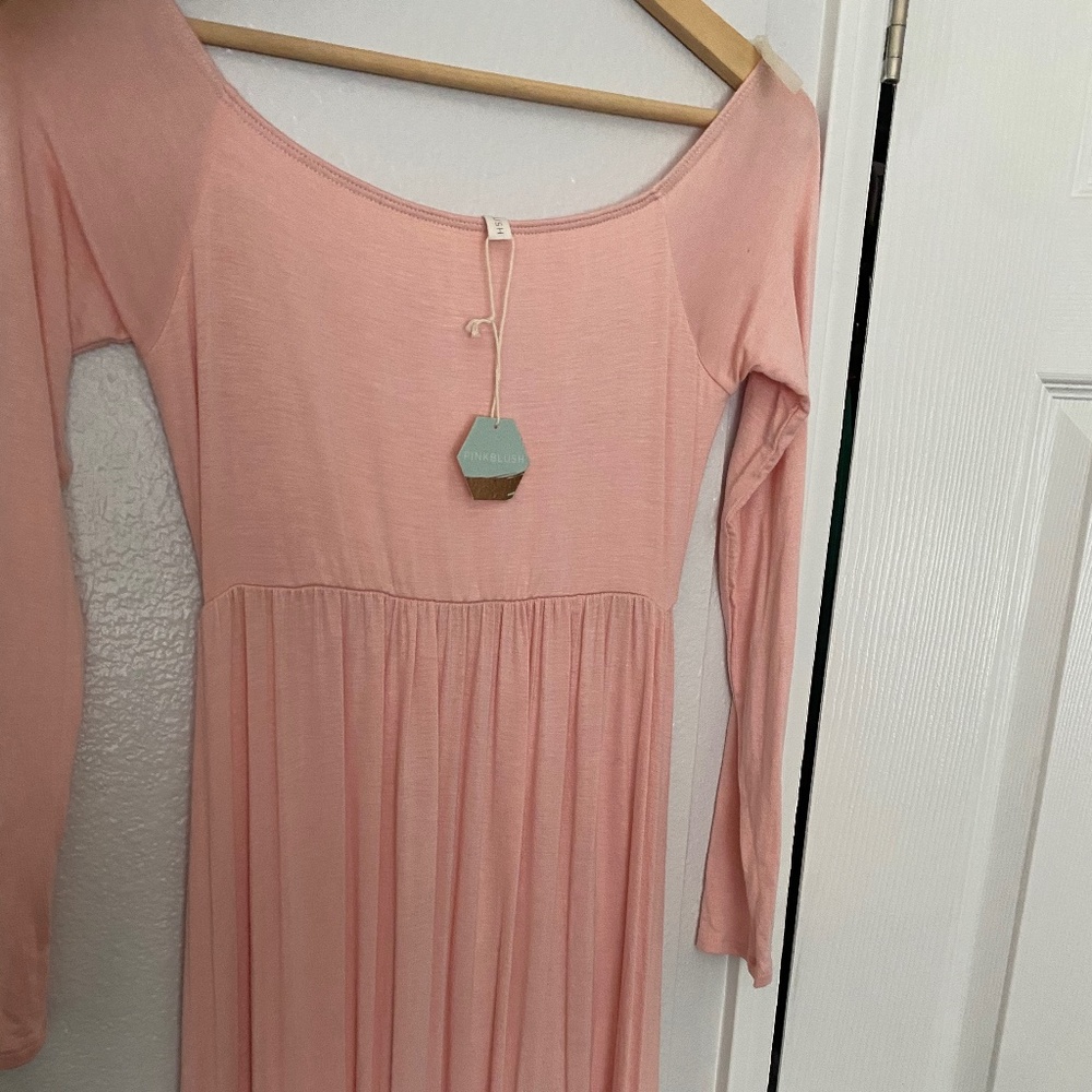 Pinkblush maternity/regular long sleeve dress